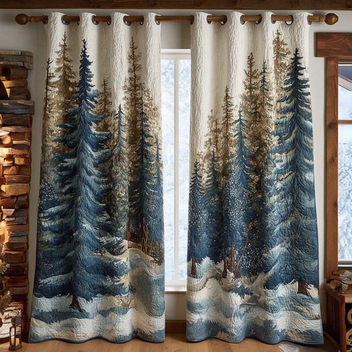 Rideaux matelassés – Forêt NCU0VT331