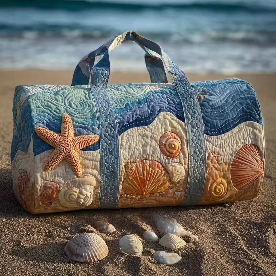 Sac de voyage en cuir souple fait main
