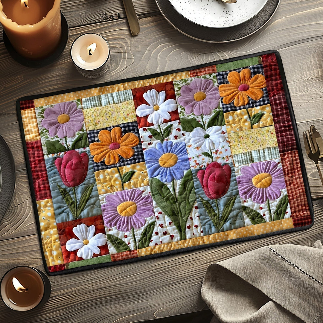 Sets de table matelassés – Chemin de fleurs NCU0VH3898