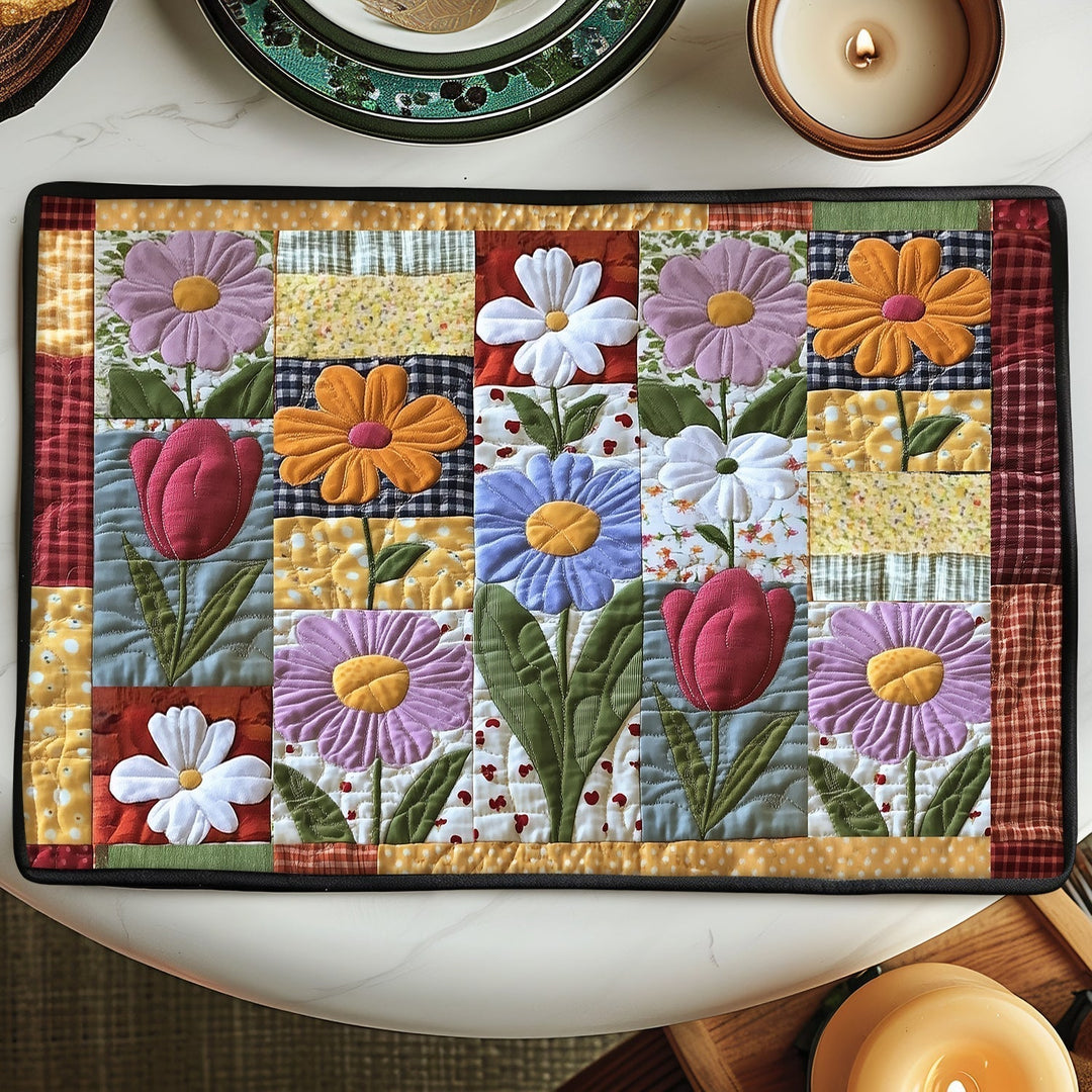 Sets de table matelassés – Chemin de fleurs NCU0VH3898