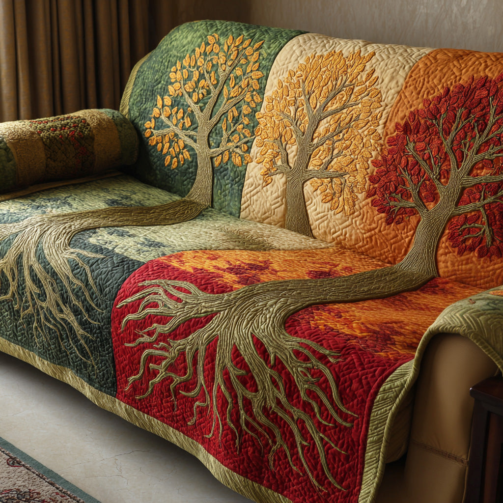 Housse de canapé matelassée – avec Arbre de Vie NCU0VT370