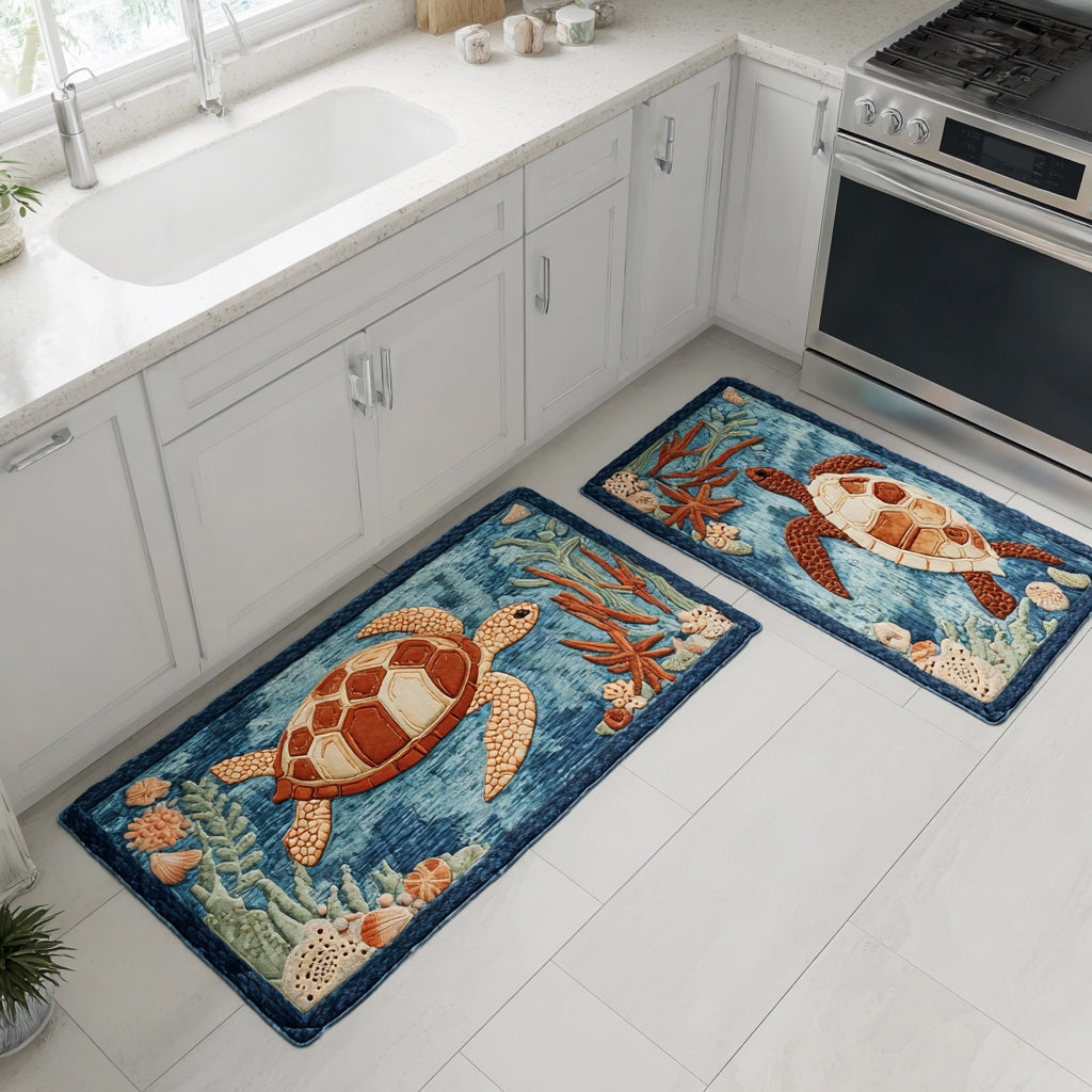 Tapis de cuisine antidérapant – Vagues et mer ouverte NCU0TD1435