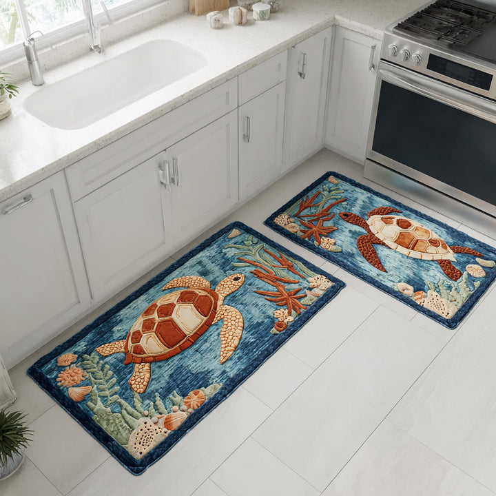 Tapis de cuisine antidérapant – Vagues et mer ouverte NCU0TD1435
