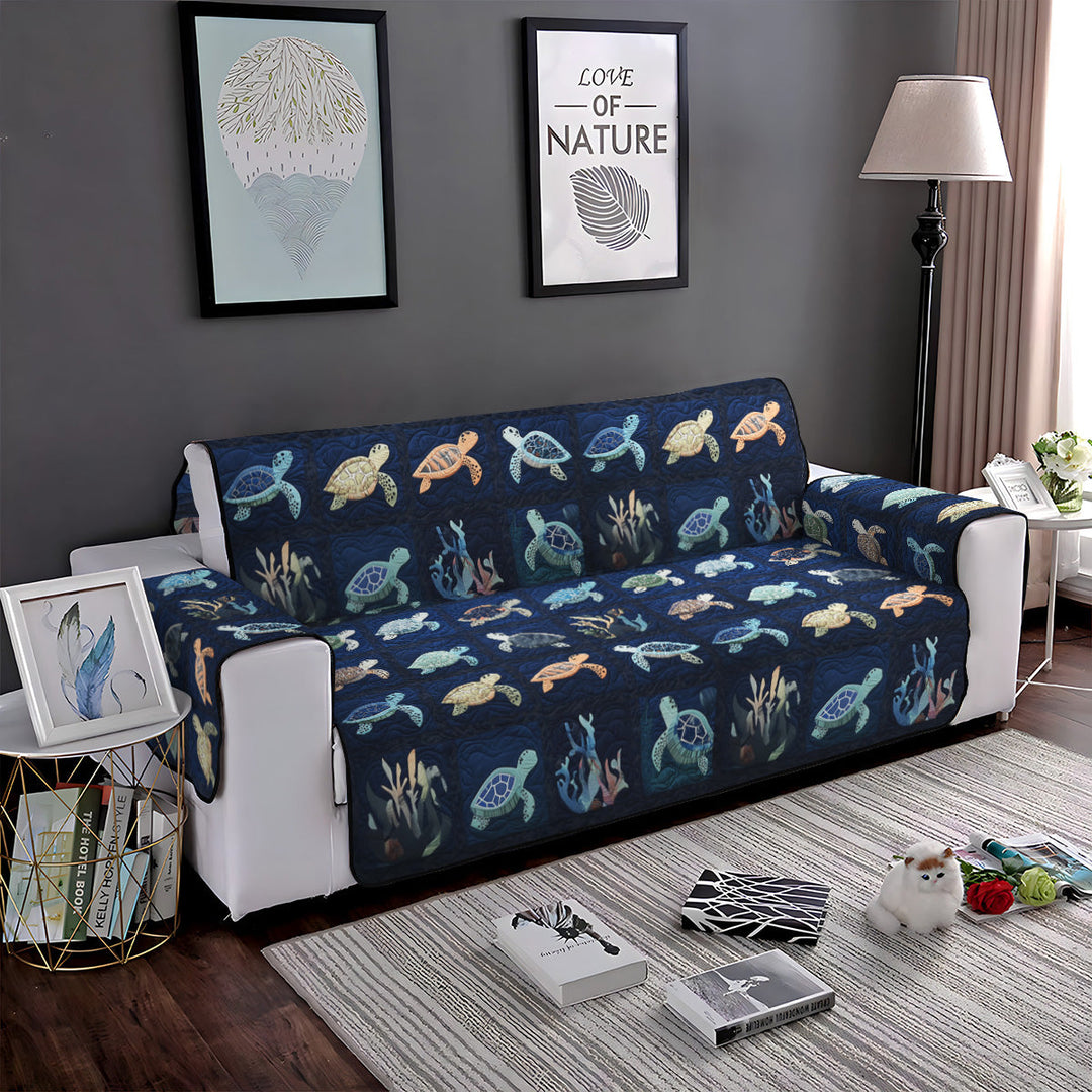 Housse de canapé matelassée – avec motif océan NCU0PT1076