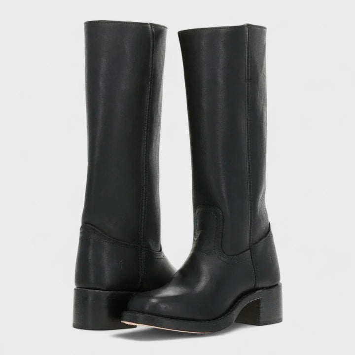 Bottes Classiques d'Équitation avec Tige Haute