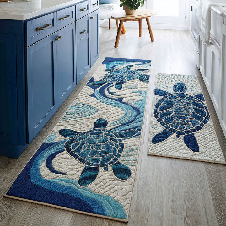 Tapis de cuisine antidérapant – Tapis de sol de cuisine Tortue de mer NCU0PT10013