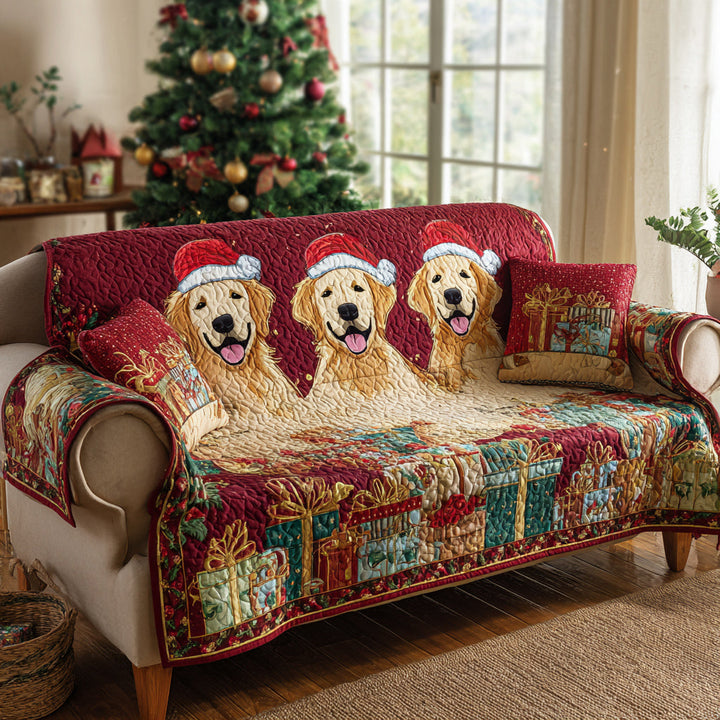 Housse de canapé matelassée – avec Golden Retriever NCU0HH980