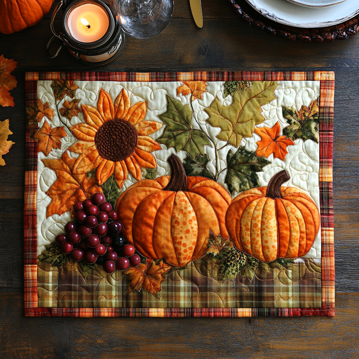 Sets de table matelassés – Parade de citrouilles NCU0DV7268
