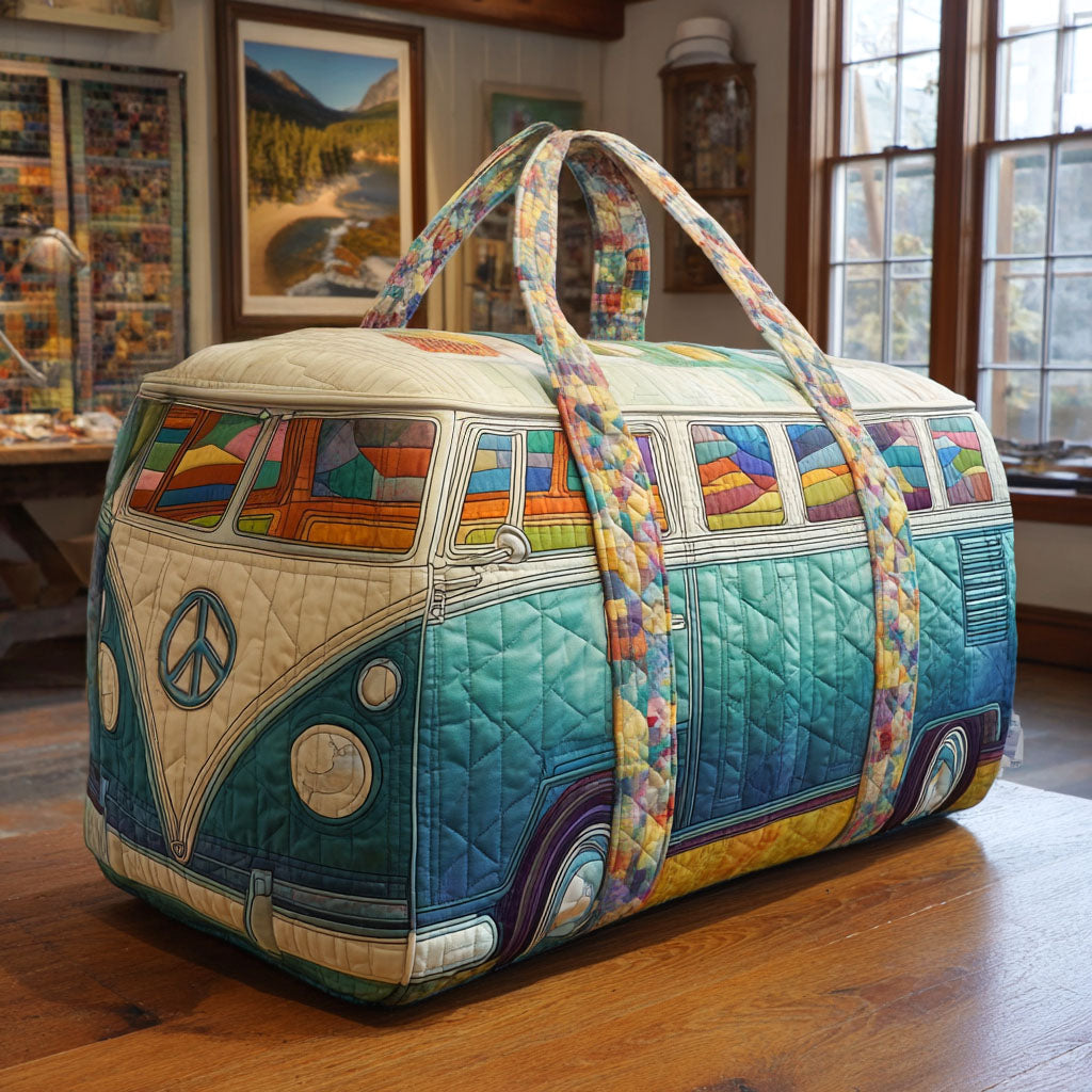 Sac de voyage matelassé – Bus rétro