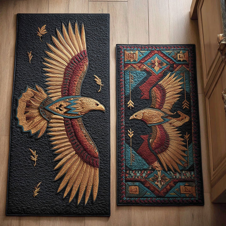 Tapis de cuisine antidérapant – plume stylisée NCU0TD1428