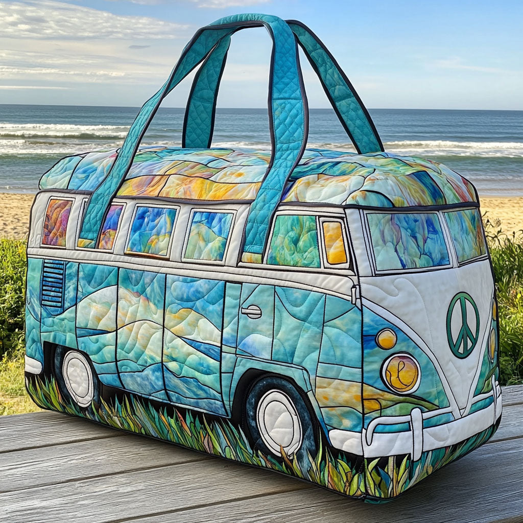 Sac de voyage matelassé – Voyage rétro