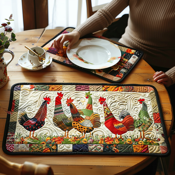 Sets de table matelassés – avec poulet NCU0VT02