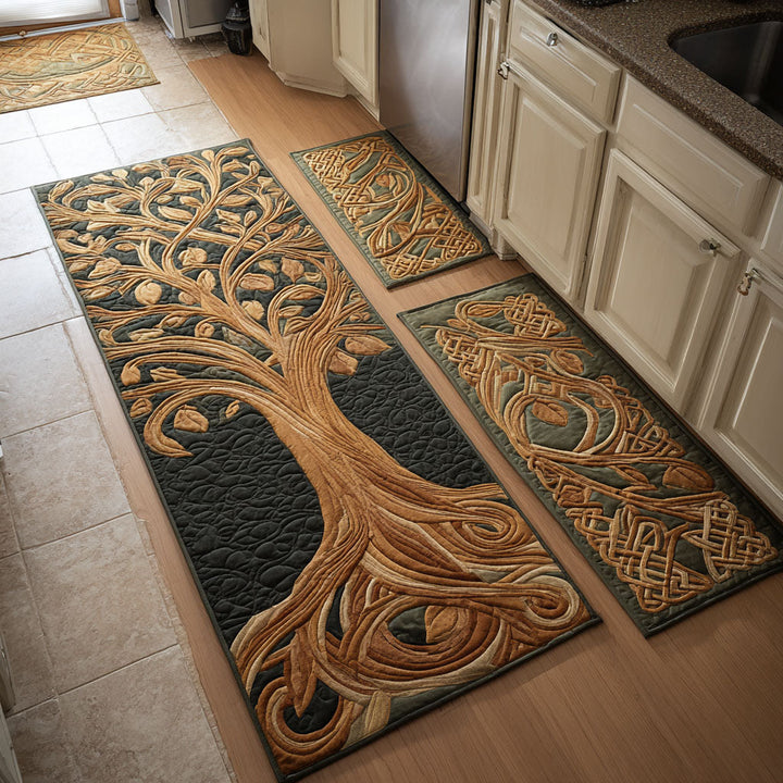 Tapis de cuisine antidérapant – Racines et lumière chaude NCU0DK11682