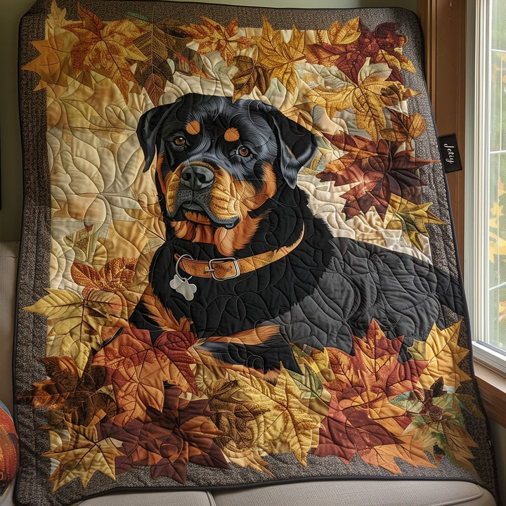Couverture matelassée – Brise d'automne Rottweiler NCU0PT345