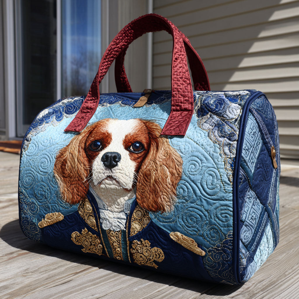 Sac de voyage matelassé – Élegant épagneul