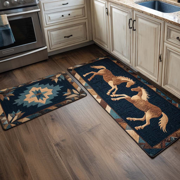Tapis de cuisine antidérapant – chevaux en mouvement NCU0NT10845