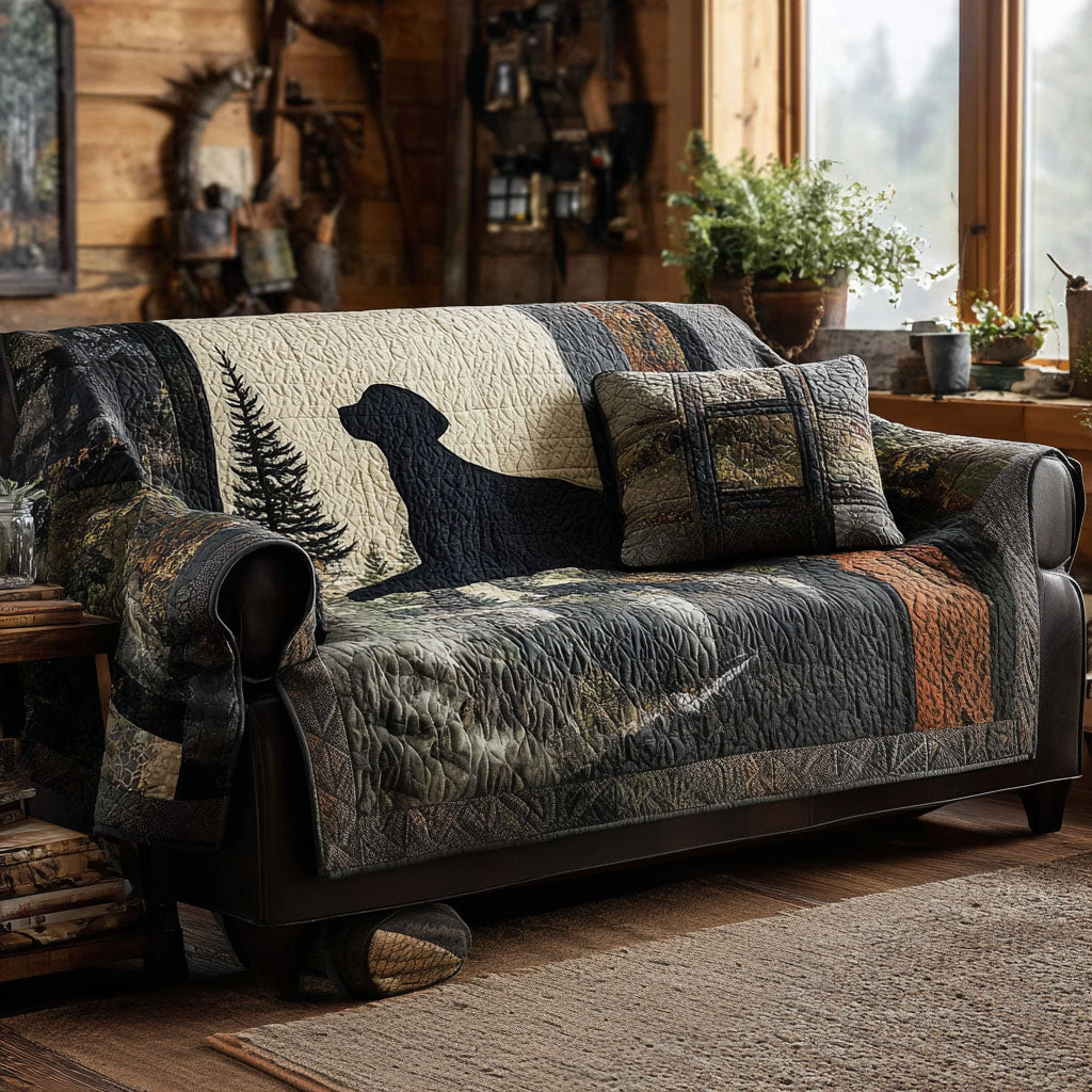 Housse de canapé matelassée – avec Labrador Retriever NCU0VT339