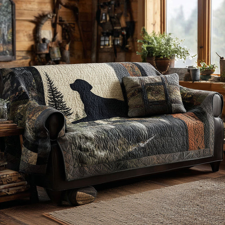 Housse de canapé matelassée – avec Labrador Retriever NCU0VT339
