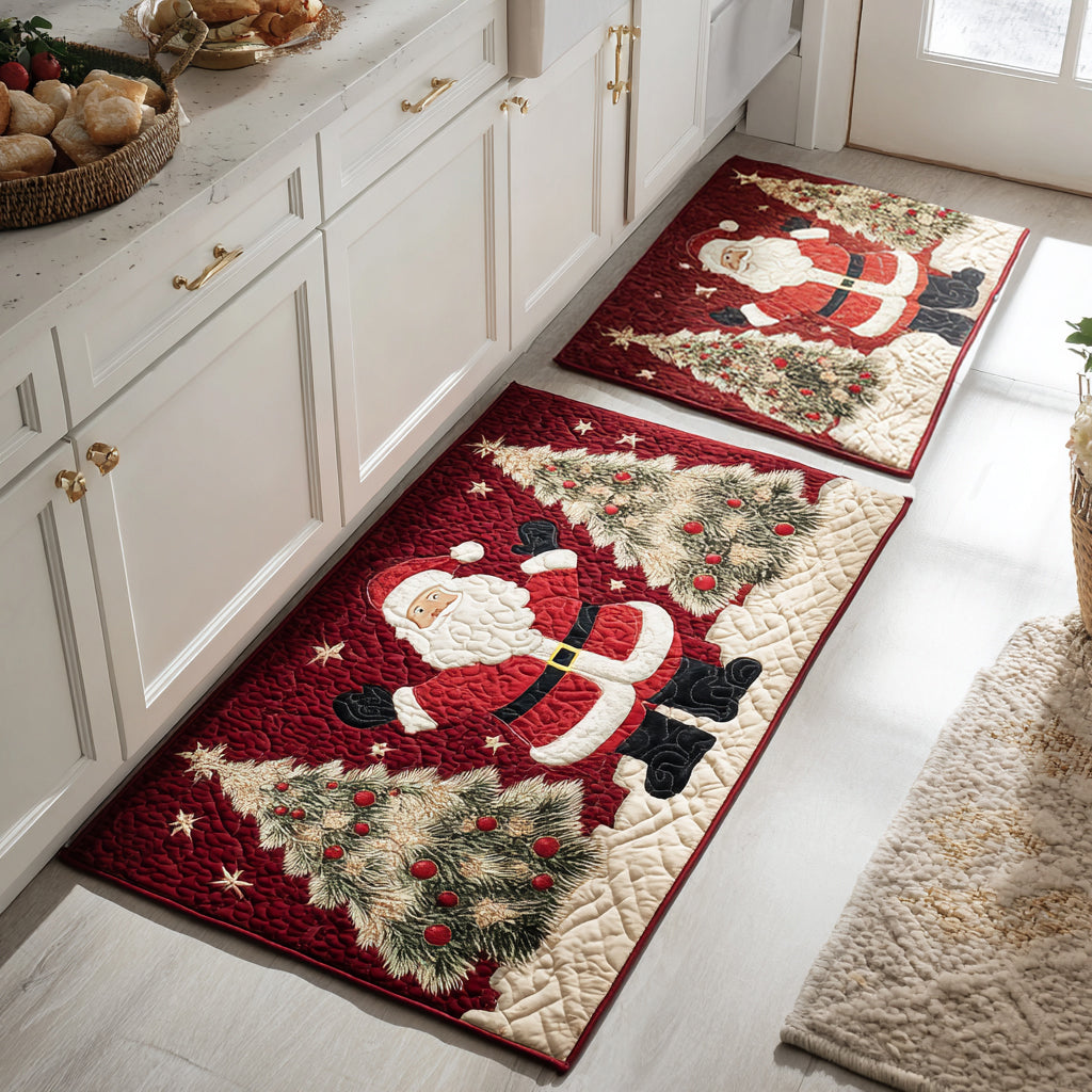 Tapis de cuisine antidérapant – Noël – Père Noël NCU0DV8496