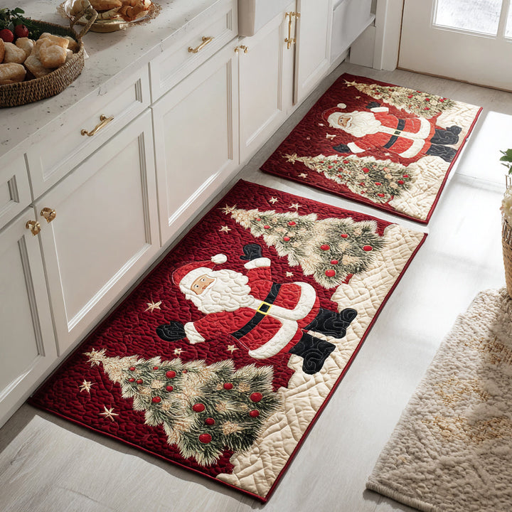 Tapis de cuisine antidérapant – Noël – Père Noël NCU0DV8496