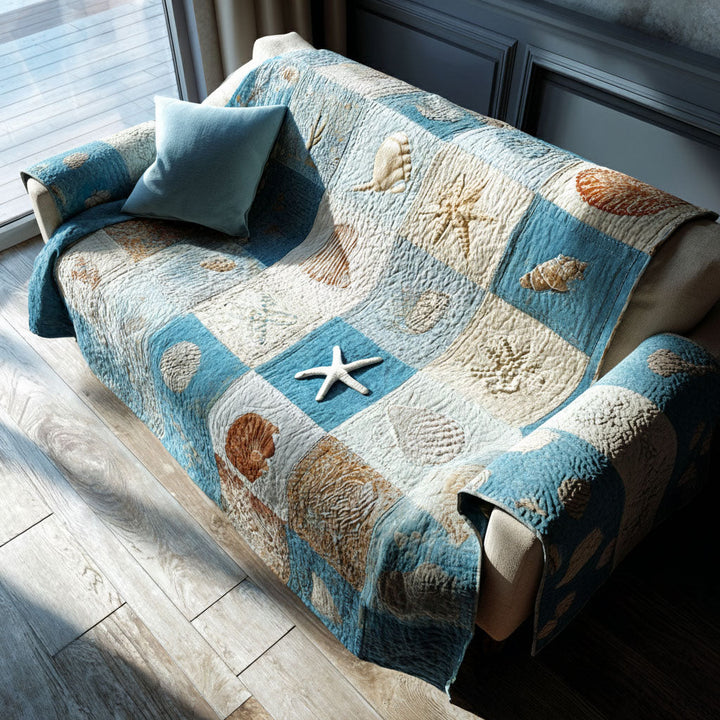 Housse de canapé matelassée – avec motif marin NCU0PT10925