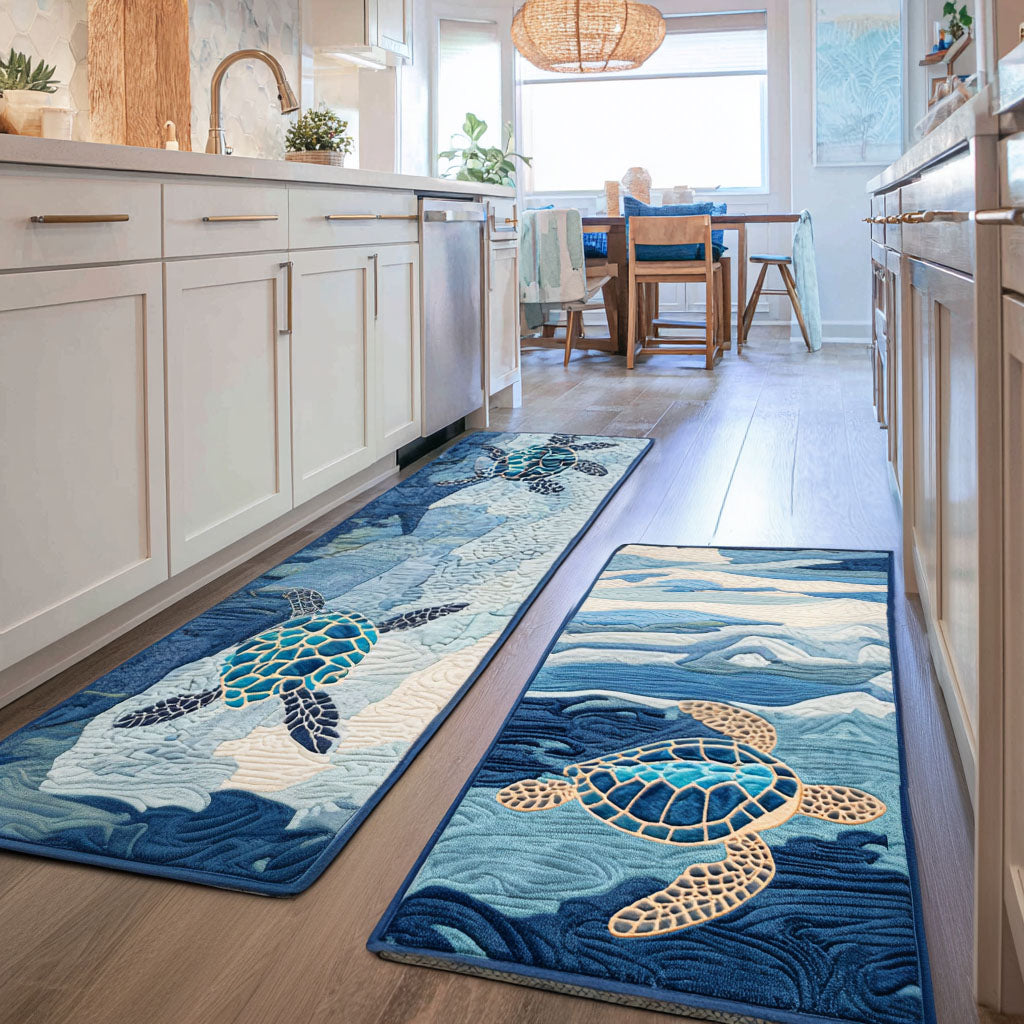 Tapis de cuisine antidérapant – mer calme NCU0PT10015
