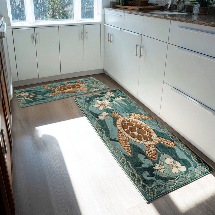 Tapis de cuisine antidérapant – Tapis de cuisine en mer NCU0PT10166