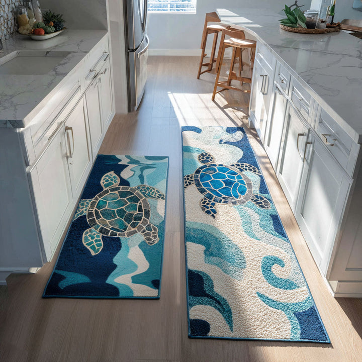 Tapis de cuisine antidérapant – Coquillages au bord de la mer NCU0PT10017
