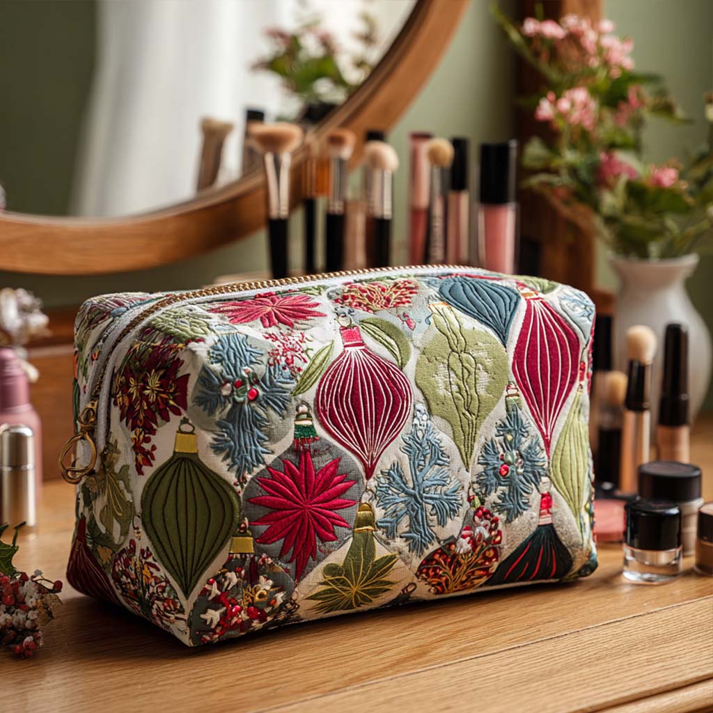 Trousse de maquillage matelassée avec ornement lumineux NCU0PT9509