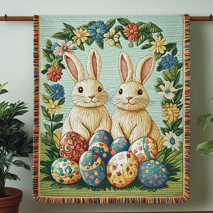 Couverture tissée – Charme-printemps NCU0VH3433