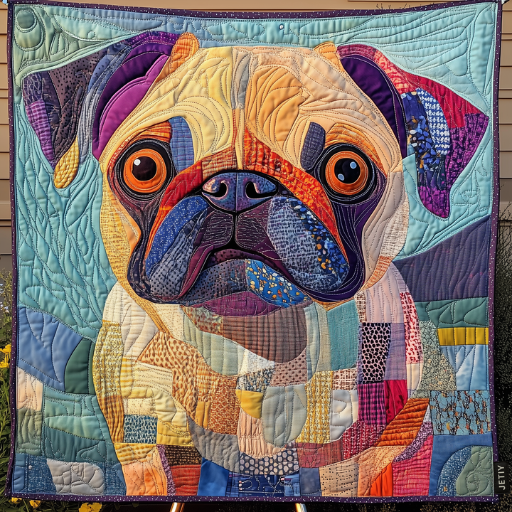 Couverture Matelassée – Amour de Pug Squishy NCU0DK1400