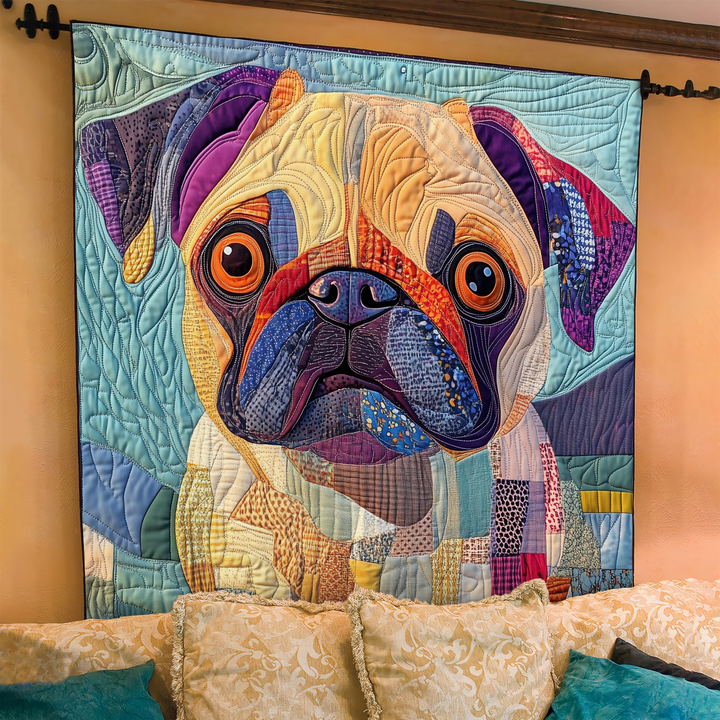 Couverture Matelassée – Amour de Pug Squishy NCU0DK1400