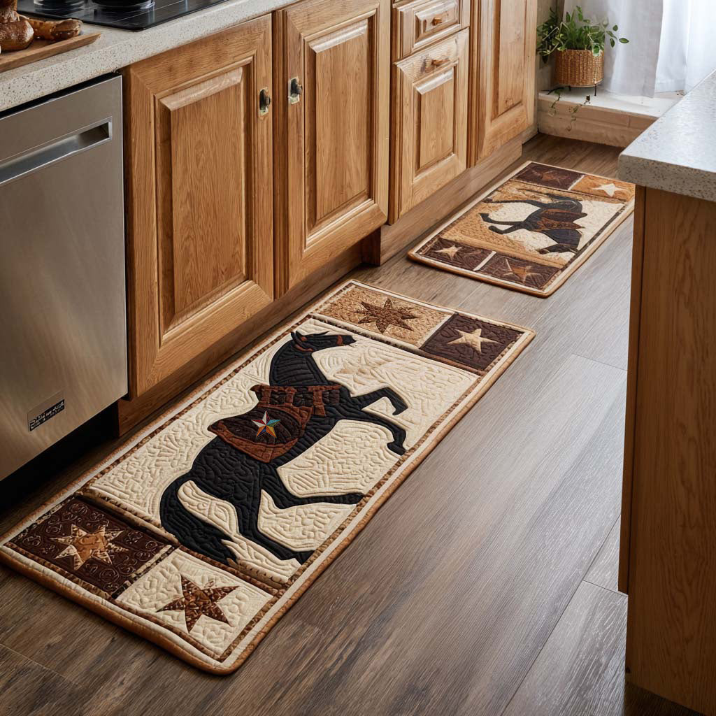 Tapis de cuisine antidérapant – Étoile de cheval NCU0NT10846
