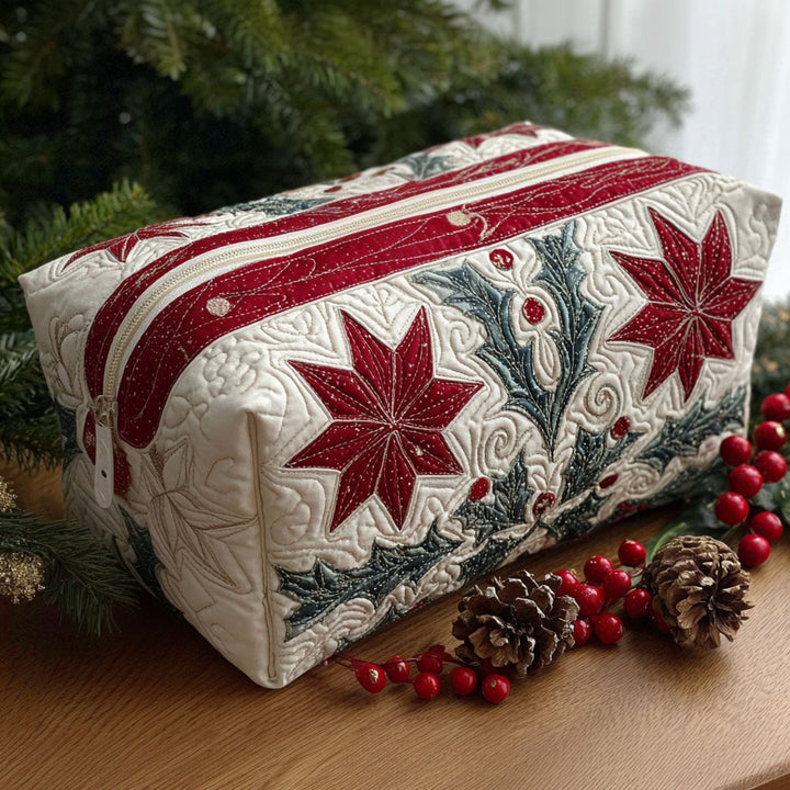 Trousse de maquillage matelassée avec pétales d'étoiles NCU0PT9276
