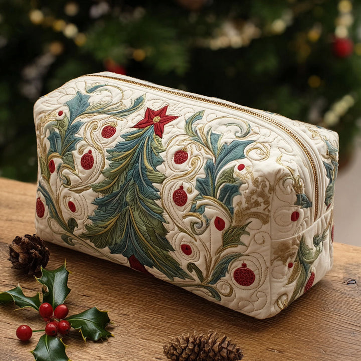 Trousse de maquillage matelassée avec guirlande d'étoiles NCU0PT9192