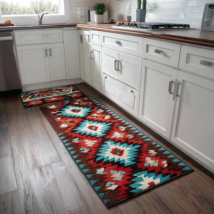 Tapis de cuisine antidérapant – Pierre et lumière chaude NCU0DK11058
