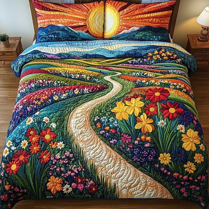 Ensemble de literie matelassé 3 pièces – Rayon de soleil