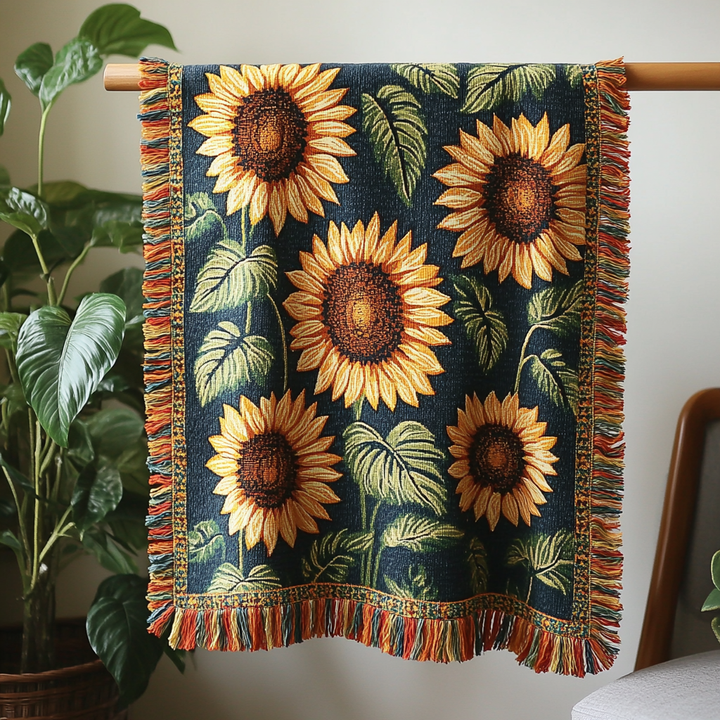 Couverture tissée – Sérénité ensoleillée NCU0DV3889
