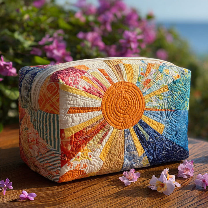 Trousse de maquillage matelassée avec rayons de soleil NCU0PT9295