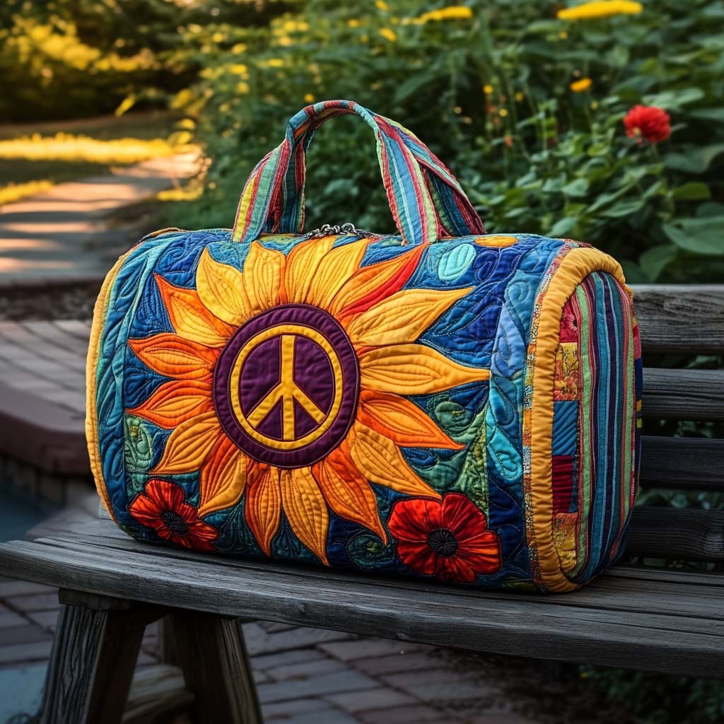 Sac de voyage matelassé – Soleil et paix