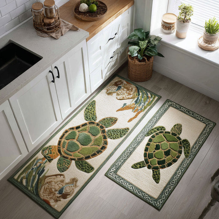 Tapis de cuisine antidérapant – Récif corallien NCU0PT10168