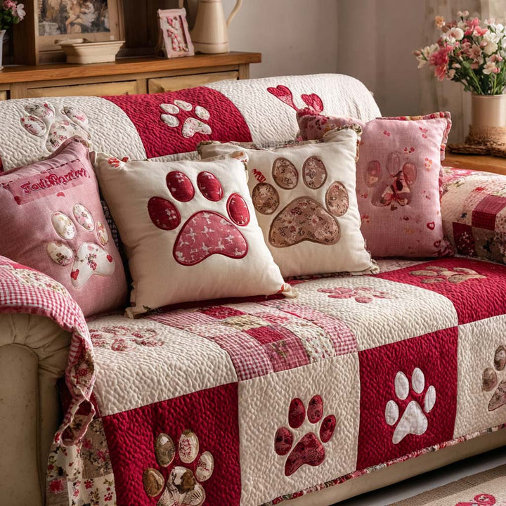 Housse de canapé matelassée – avec de jolis motifs NCU0NT11674