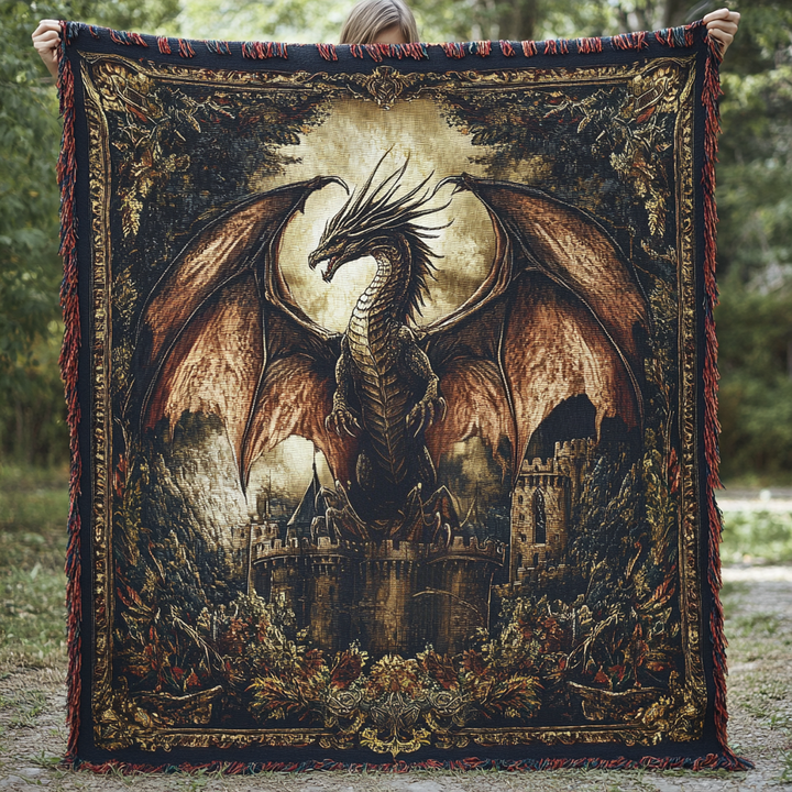 Couverture tissée – Le serpent tressé enchanté NCU0DV3935
