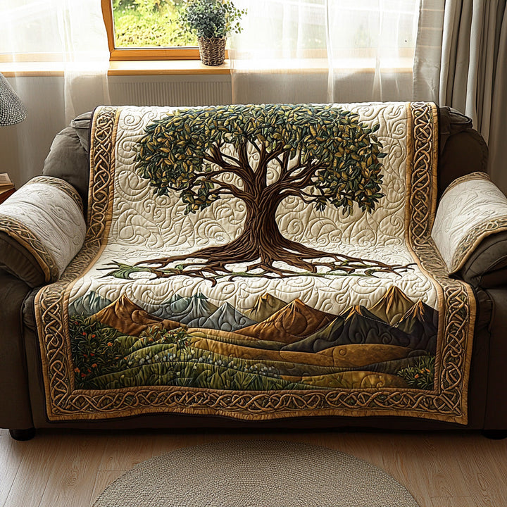 Housse de canapé matelassée – avec Arbre de Vie NCU0VT370