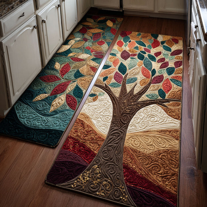 Tapis de cuisine antidérapant – Arbre et refuge naturel NCU0DK11683