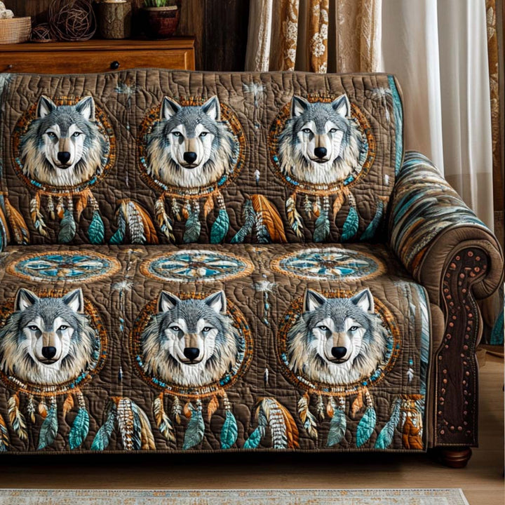 Housse de canapé matelassée – avec motif décoratif NCU0VT284