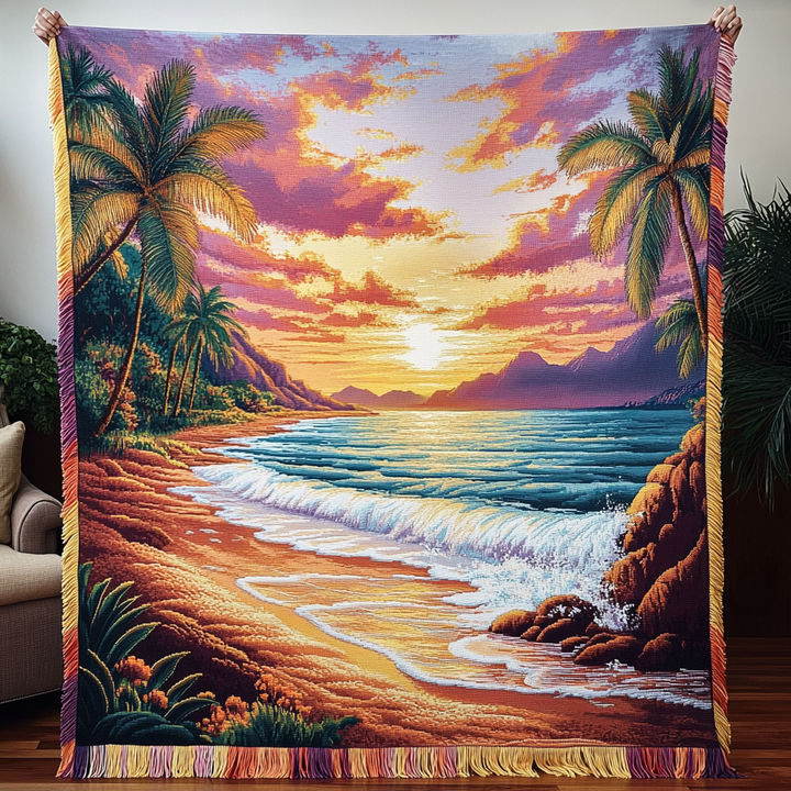 Couverture tissée – Tropical Dawn NCU0VH3879