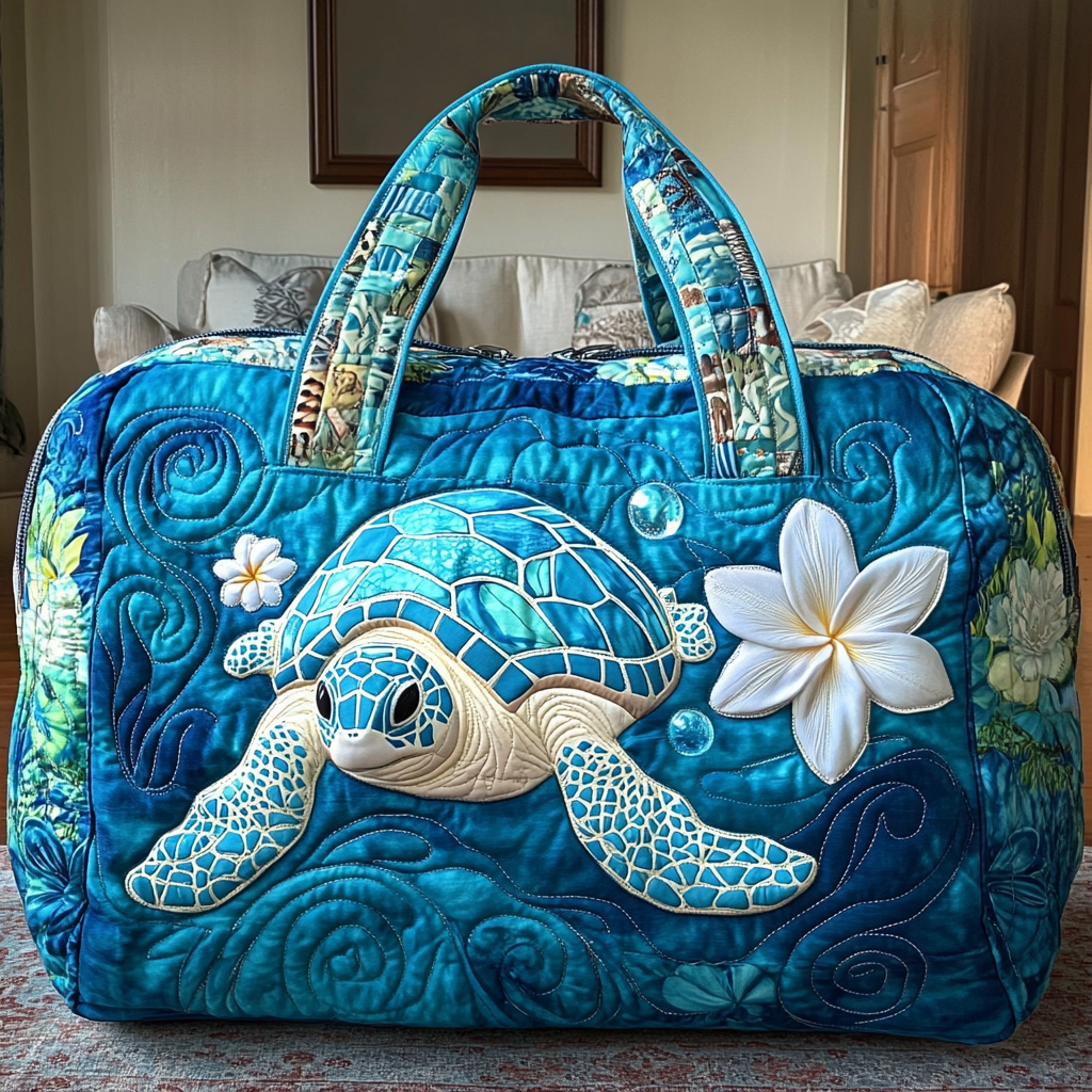 Sac de voyage matelassé – Tortue de mer III