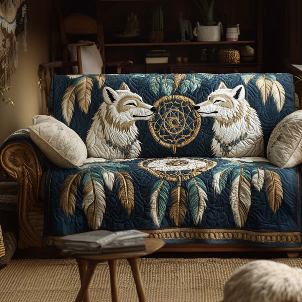 Housse de canapé matelassée – avec motif décoratif NCU0VT284