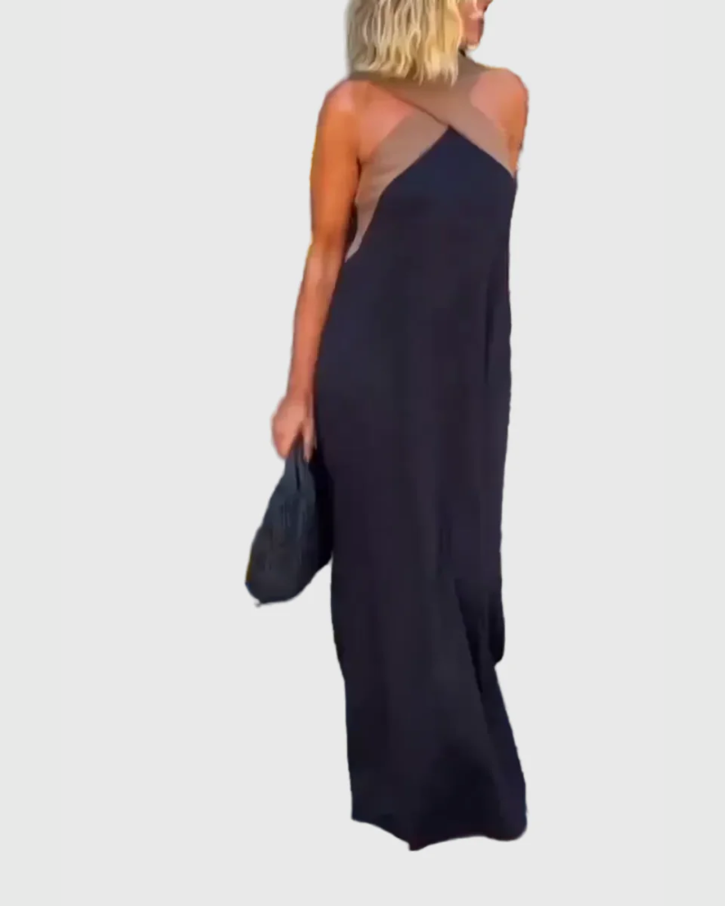 Elena | Robe Maxi Fluide et Élégante